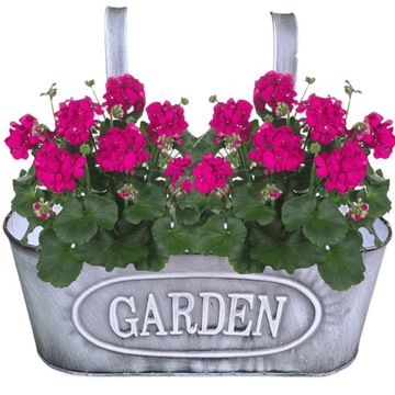 Цветочный горшок, подвесная крышка, металлический балконный ящик для цветов и трав.