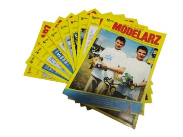 Modelarz Miesięcznik 1/2/3/4/5/7/8/9/10/12 2001
