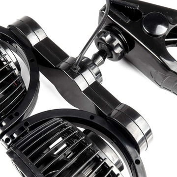 ДВОЙНОЙ ВЕНТИЛЯТОР 24 В С ЗАЖИМОМ ДЛЯ ЗАЖИГАЛКИ 24 В