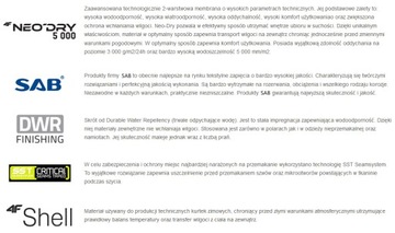 Лыжная куртка 4f kumn003 z22 neo'dry 5000 л.