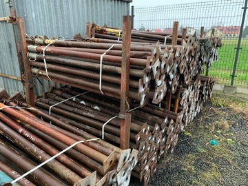 Zestaw podpór Niemieckich 20KN 50szt+ kosz stemple