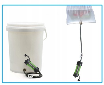 Туристический фильтр для воды 8000 л, соломенная трубка, аварийный кемпинг для выживания