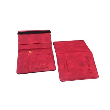 Fundas de pasaporte de negocios Vintage RFID para