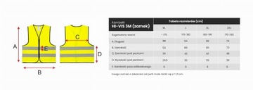Светоотражающий жилет премиум-класса Hi-Vis 3M, размер M