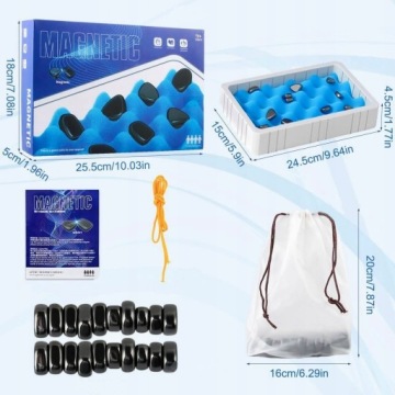 СТРАТЕГИЧЕСКИЕ ШАХМАТЫ, ОБРАЗОВАТЕЛЬНЫЕ МАГНИТНЫЕ КАМНИ, НАБОР 30 ШАРОВ