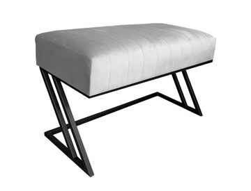 Ławka ZETA LOFT MG39 pufa podnóżek metal