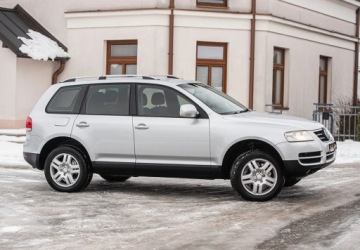 Volkswagen Touareg I 3.2 i V6 24V 220KM 2003 Volkswagen Touareg 3.2 V6 220KM Automat Skora Climatron Full Serwis ASO, zdjęcie 2