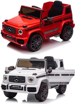 MERCEDES G63 AMG КОЖА, Автомобиль EVA с аккумулятором 90 Вт