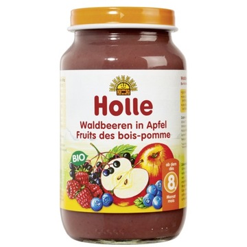 Owoce leśne jabłko 220g Holle
