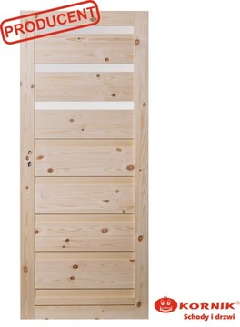 DRZWI OKTAWA SOSNA SĘCZNA WC 90 KORNIK PRODUCENT