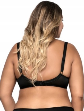 Ava 1396 Мягкий кружевной бюстгальтер 75D черный