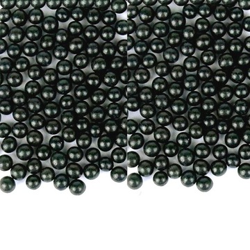PEREŁKI PERŁY CUKROWE MIĘKKIE CZARNE 5mm-25g