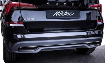 Atrapa końcówki wydechu, Skoda Kamiq, 2019-, Black