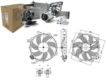 VENTILÁTOR CHLADIČŮ RENAULT FLUENCE GRAND SCENIC III MEGANE