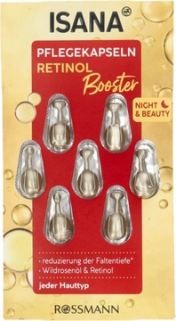 ISANA Night & Beauty Kapsułki z RETINOLEM 7 x 0,38 ml