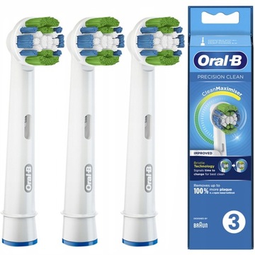 3x KOŃCÓWKA ORAL-B PRECISION CLEAN MAXIMIZER EB20 ORYGINALNA