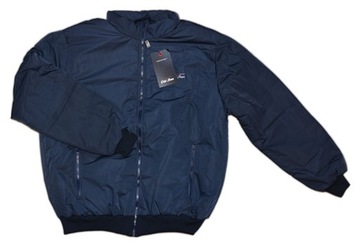 DUŻA MĘSKA KURTKA PRZEJŚCIOWA OLD STAR (GRANAT) 4XL
