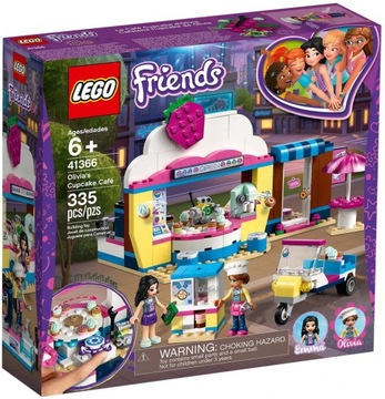 LEGO FRIENDS CUKIERNIA Z BABECZKAMI OLIVII 41366