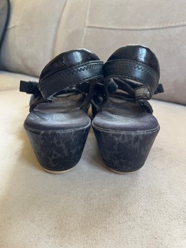 CAMPER sandały damskie czarne ze skóry rozmiar 39