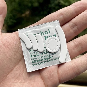 1 упаковка оригинальной версии ESPTIGER ICE Arc 1 2 конька для ног для мыши