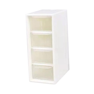 Plastikowy mały organizer, pojemnik z 4 szufladami