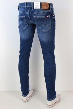 MUSTANG OREGON TAPERED SLIM SPODNIE JEANS _ W31 L30