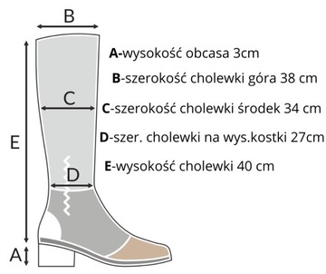 Kozaki damskie oficerki NESSI 23556 czarne lico r. 37