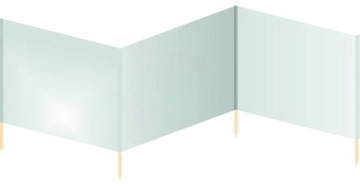 Пляжная ширма с принтом, 300х75см.