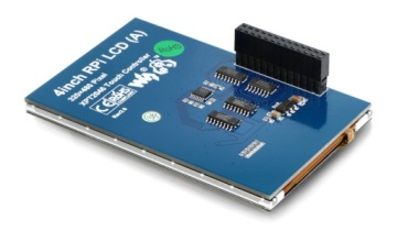 Резистивный сенсорный экран LCD TFT 4'' (A) 320x480px GPIO для Raspberry