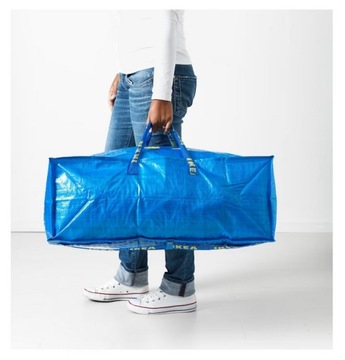 ИКЕА ФРАКТА Сумка для покупок и стирки бассейн 76л