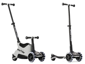 SmarTrike Hulajnoga - Jeździk 4w1 Xtend Scooter + Ride-on Cool Grey
