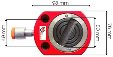 POMPA HYDRAULICZNA 20T SIŁOWNIK HYDRAULICZNY NISKI ROZPIERAK PRASA ZESTAW