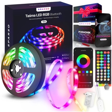 СВЕТОДИОДНАЯ ЛЕНТА RGB 10M СВЕТОДИОДЫ 230В 12В С ДИСТАНЦИОННЫМ УПРАВЛЕНИЕМ Очень мощное ПРИМЕНЕНИЕ + РУКОВОДСТВО