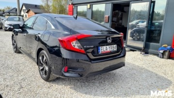 Honda Civic X Sedan 4d 1.5 VTEC Turbo 182KM 2017 Honda Civic 1.5T 183KM manual navi skora 2xPDC szyberadch 1 rej 2018R asys, zdjęcie 1