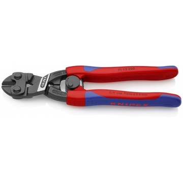 Szczypce tnące przegubowe CoBolt fosforanowane, czarne 200 mm KNIPEX (71 12