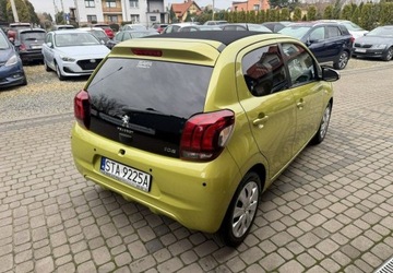 Peugeot 108 2018 Peugeot 108 1,0 72KM Klimatyzacja CarPlay Otwierany dach Opony latozima, zdjęcie 6