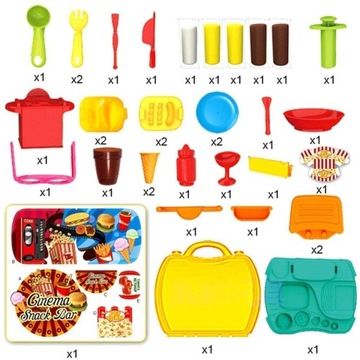 ЗАКАЗ В ЧЕМОДАН ПЛАСТИКОВЫЙ ПОСТАВЛЯЕМ МОРОЖЕНОЕ КУХОННЫЙ НАБОР АКСЕССУАРЫ ИГРУШКА