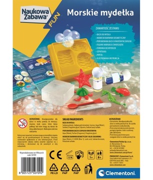 MORSKIE MYDEŁKA STWÓRZ MYDEŁKA CLEMENTONI