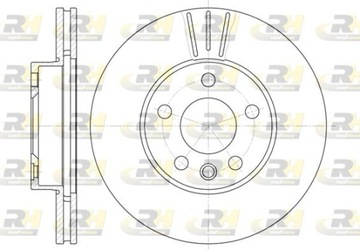 ROADHOUSE 6496.10 Tarcza hamulcowa (1szt)