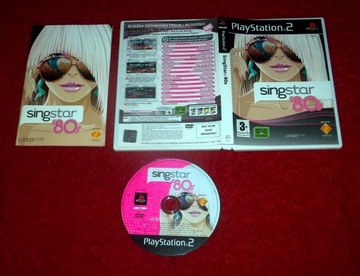 SINGSTAR '80s PS2 PO POLSKU NA MIKROFONY IDEALNA KARAOKE PL
