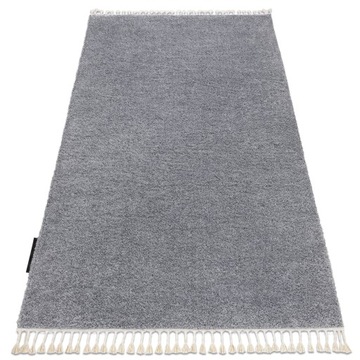 Dywan MAROKO frędzle shaggy 200x290 szary #GR4026