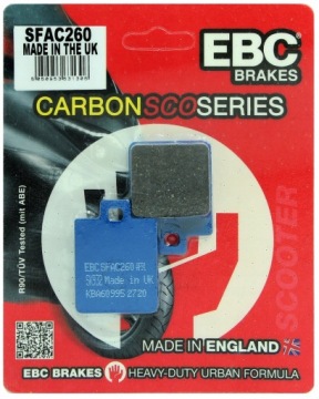 EBC KLOCKI HAMULCOWE CARBONOWE SFAC260