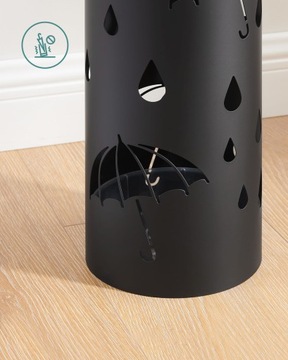 Подставка для зонтов Подставка для зонтов, металлическая корзина с крылом для сушки