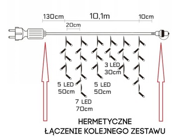 SOPLE 300 LED 11M НАРУЖНЫЕ ЛАМПЫ СВЕТОВАЯ ЗАВЕСА + ВСПЫШКИ украшения в подарок