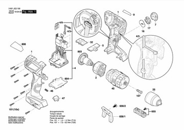 Шестерня ударной отвертки BOSCH GSB18V-60C