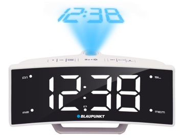 Radiobudzik BLAUPUNKT CRP7WH Projektor USB FM PLL