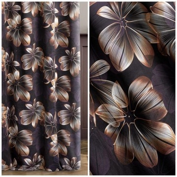 EKSKLUZYWNA ZASŁONA NA METRY PLUSZ VELVET PRINT 20
