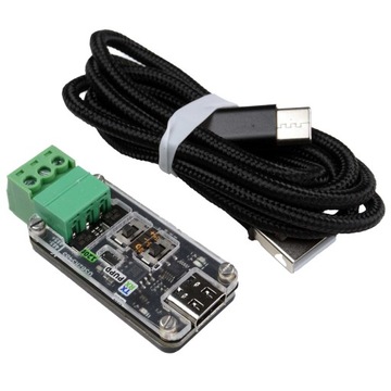 Konwerter RS485 na USB-C CH340E 2Mbps rezystor 1kOm i 120Om USB2RS485 WeAct