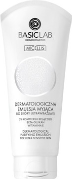 BasicLab Dermatologiczna Emulsja Myjąca do Skóry Bardzo Wrażliwej100 ml