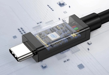Thunderbolt 4 USB-C 1M 40GB/S PD100W 5A 8K60 Гц кабель